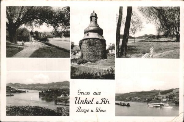 Unkel Rhein Rheinpartien Teilansichten