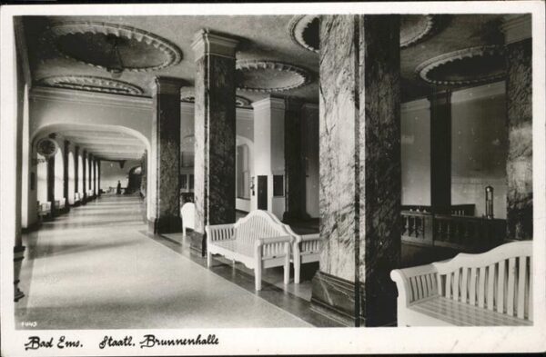 Bad Ems Lahn Staatl Brunnenhalle