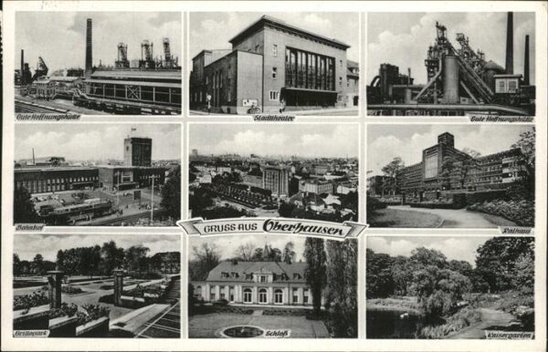 Oberhausen Gute Hoffnungshütte Stadttheater Bahnho