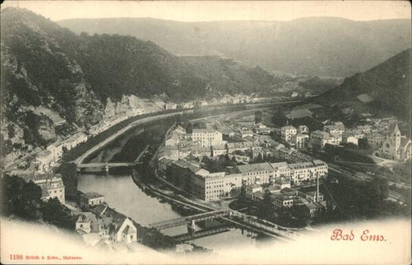 Bad Ems Lahn Gesamtansicht