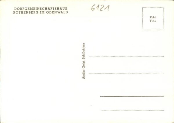 Rothenberg Odenwald Dorfgemeinschaftshaus – Bild 2
