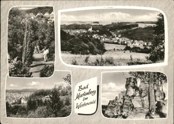 Bad Marienberg Westerwald Panorama Kurpark Wolfstein
