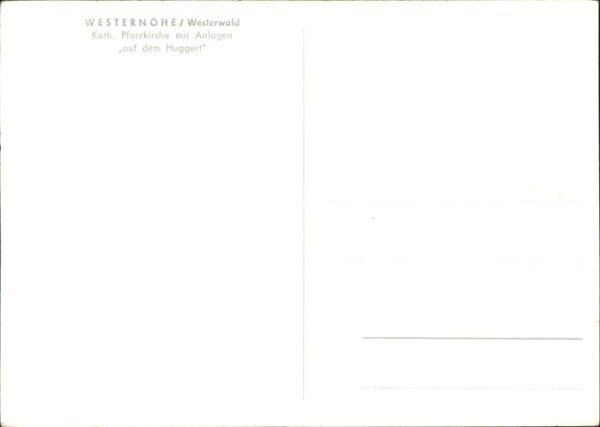 Westernohe Kath Pfarrkirche mit Anlagen auf dem Hu – Bild 2