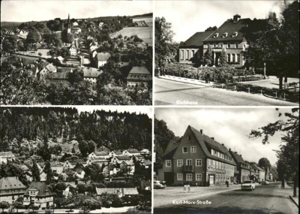 Berggiesshuebel Teilansichten Klubhaus Karl Marx Str