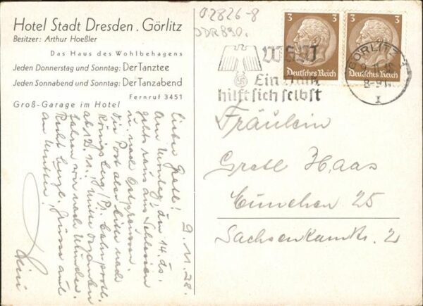 Goerlitz Sachsen Hotel Stadt Dresden Hotel und Festhalle – Bild 2