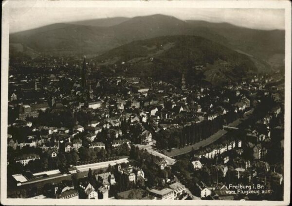 Freiburg Breisgau Fliegeraufnahme