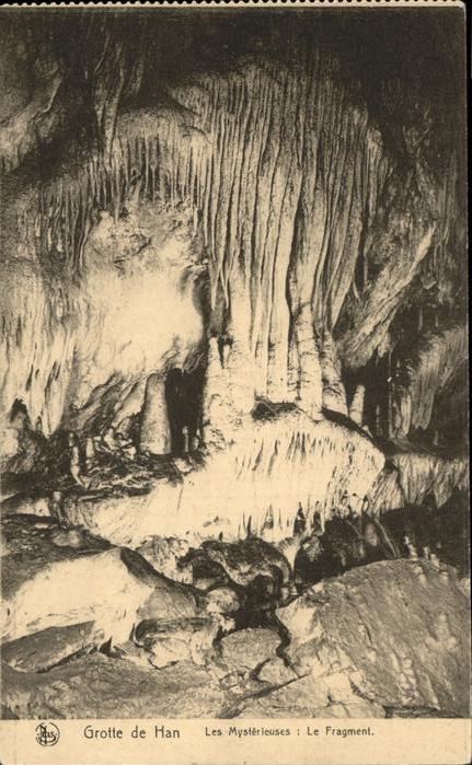 Hoehlen Caves Grottes Han Le Fragment