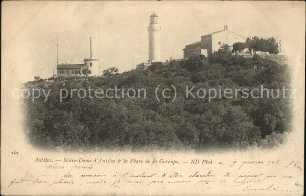 Leuchtturm Lighthouse Garoupe Antibes