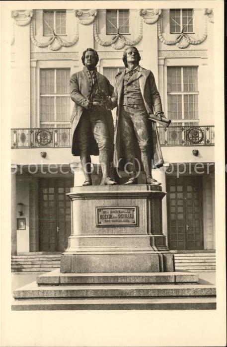 Denkmal Goethe-Schiller-Denkmal Weimar