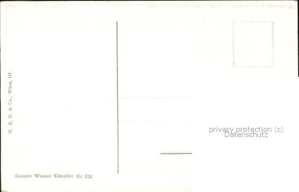 Verlag Galerie Wiener Kuenstler Nr. 524 Rob. Scheffer Frühling – Bild 2