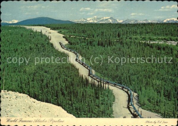 Oelfoerderung Oil Fields Alaska Pipeline