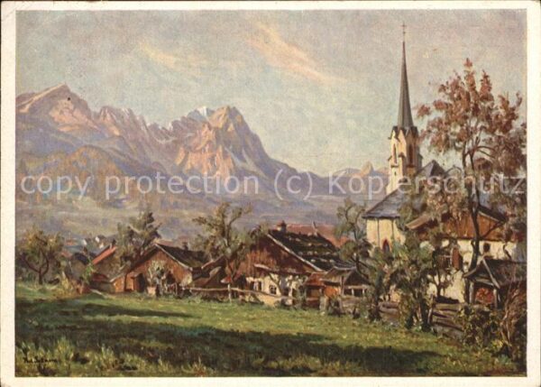 Sollmann Paul Garmisch-Partenkirchen Fuggerwiese