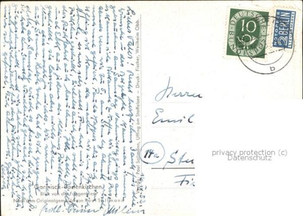 Sollmann Paul Garmisch-Partenkirchen Fuggerwiese – Bild 2