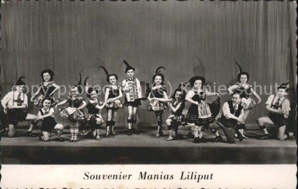 Kuriosum Manias Liliput Handharmonika Tänzer