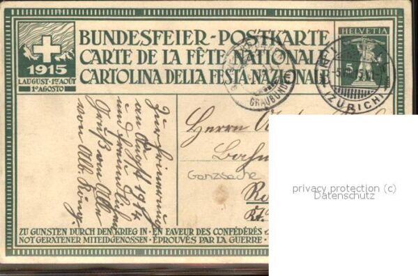 Bundesfeier Schweiz Rütlischwur Fahnen – Bild 2