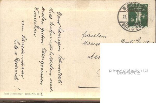 Kuenstlerkarte Anna Cramer Die Schwestern Nr. 50 – Bild 2