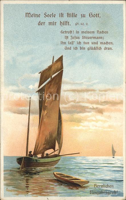 Segelboote Neujahr Psalm