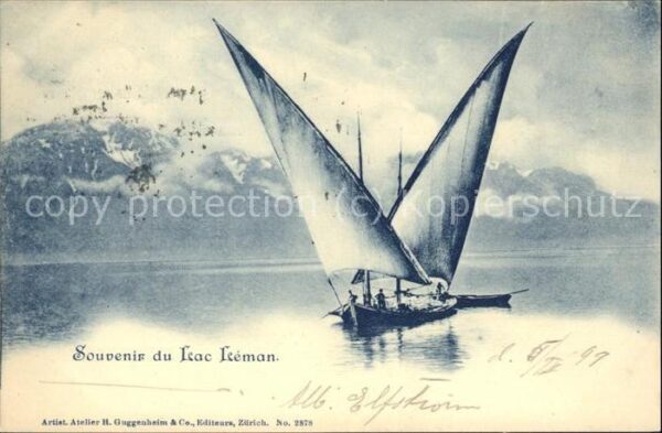Segelboote Lac Leman