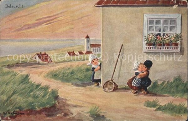 Trachten Holland Kinder Künstlerkarte Ad. Hoffmann Nr. 5