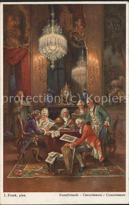 Kuenstlerkarte I. Frank Nr. 1046 Kunstfreunde Kronleuc
