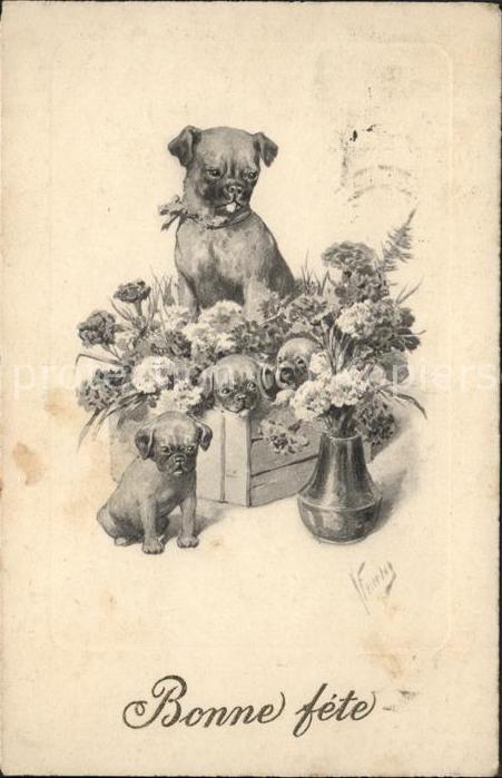 Hunde Blumen