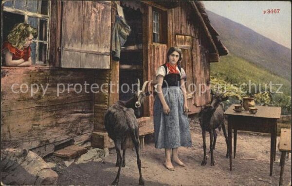 Ziege Tracht