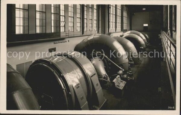 Staudamm Pumpspeicherkraftwerk Saaletalsperre Krafthaus