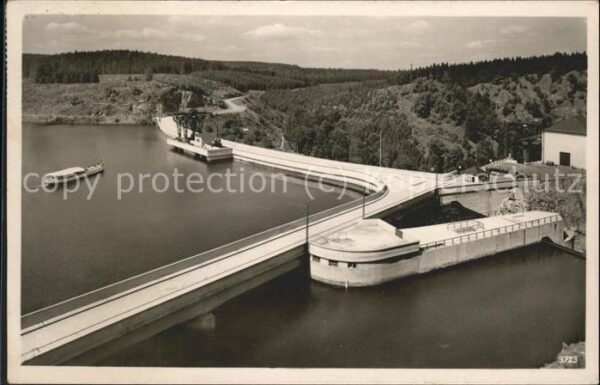 Staudamm Pumpspeicherkraftwerk Saaletalsperre Bleiloch