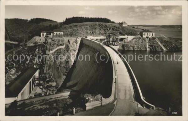 Staudamm Pumpspeicherkraftwerk Saaletalsperre