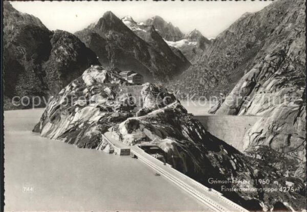 Staudamm Pumpspeicherkraftwerk Grimsel-Hospiz Finsteraarhorngruppe