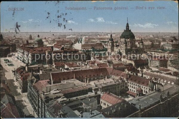 Berlin Totale Panorama Fliegeraufnahme