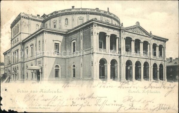 Karlsruhe Grossh. Hoftheater