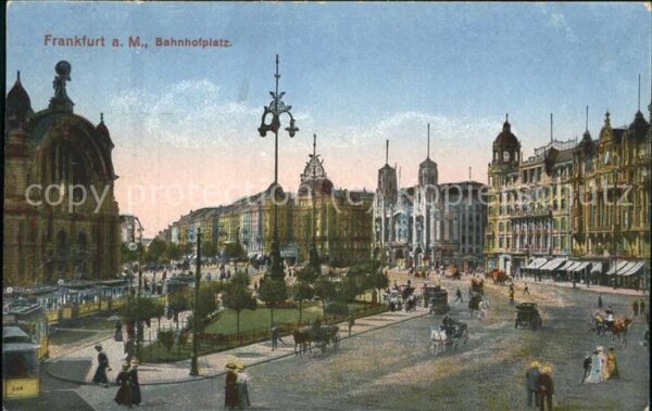 Frankfurt Main Bahnhofsplatz Strassenbahn