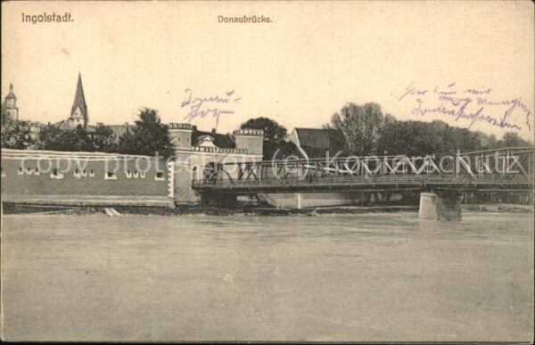 Ingolstadt Donau Donaubrücke
