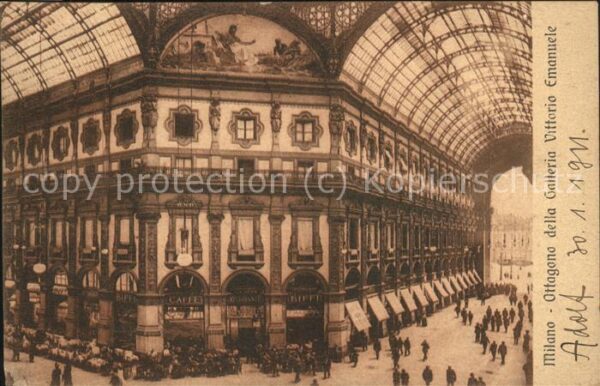 Milano Ottagano della Galleria Vittorio Emanue