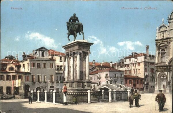 Venezia Venedig Monumento a Colleoni