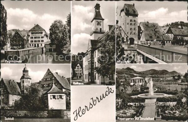 Hersbruck Rosengarten Strudelbad Wassertor Schlos