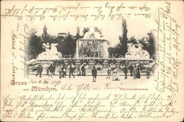 Muenchen Wittelsbachbrunnen