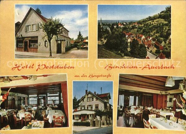 Bensheim Bergstrasse Hotel Poststuben Bergstr.