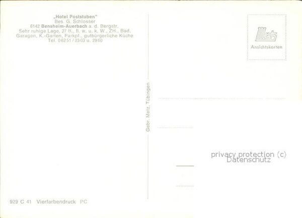 Bensheim Bergstrasse Hotel Poststuben Bergstr. – Bild 2
