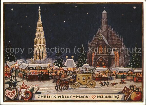Nuernberg Christinkdles-Markt Kutsche