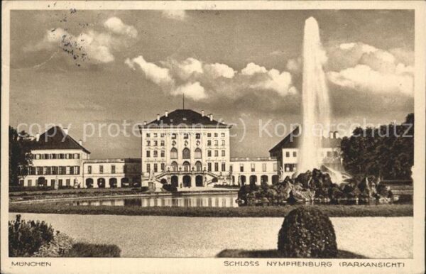 Muenchen Schloss Nymphenburg Park