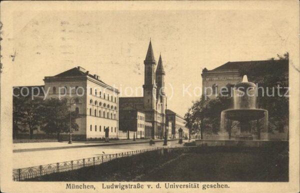 Muenchen Ludwigstrasse Universität