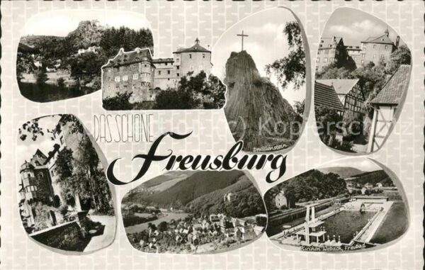 Freusburg Freibad Kreuz Stadt