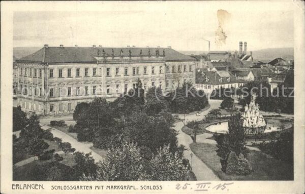 Erlangen Schlossgarten Markgräfl. Schloss