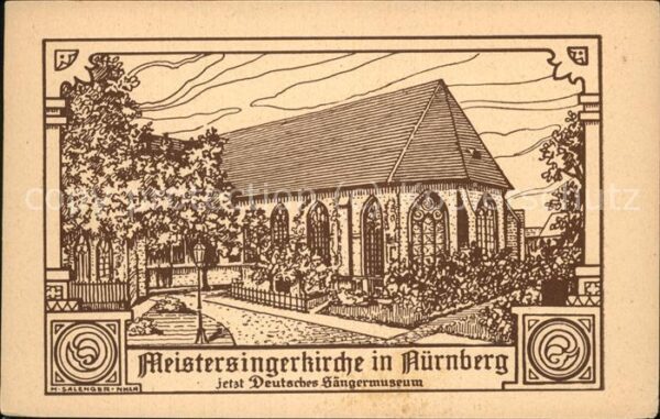 Nuernberg Meistersingerkirche Sängermuseum