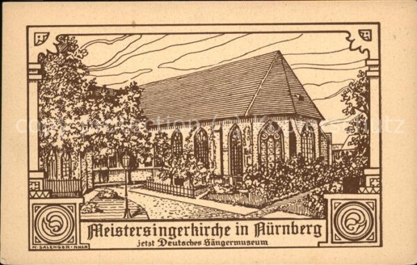 Nuernberg Meistersingerkirche Deutsches-Sängermus