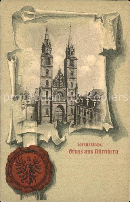 Nuernberg Wappen Lorenzkirche