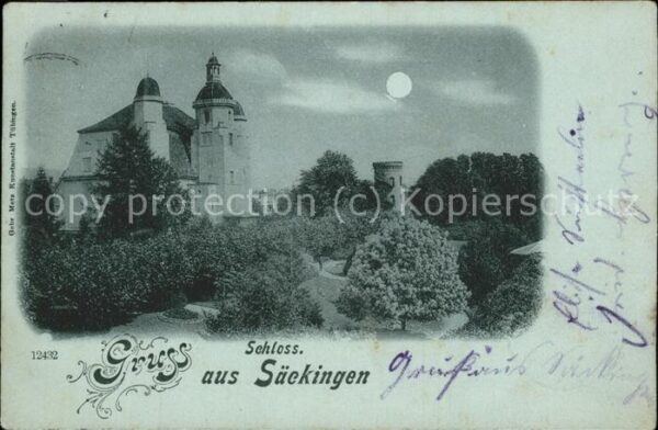 Bad Saeckingen Schloss Nacht