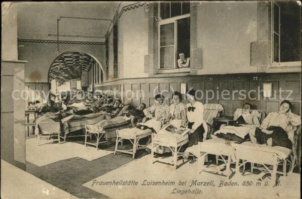 Luisenheim Rehaklinik Malsburg-Marzell K Frauenheilstätte Luisenheim Liegehalle